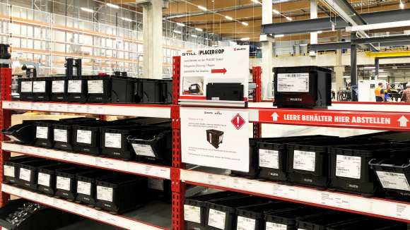 Increase productivity in intralogistics through the new RFID system iPLACER®